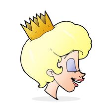 Cartoon Princess Royalty Free Stock Photos