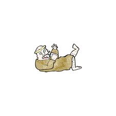 Cartoon Drunk Monk Stock Image Cartoon Drunk Monk Stock Image