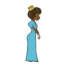 Cartoon Princess Stock Images