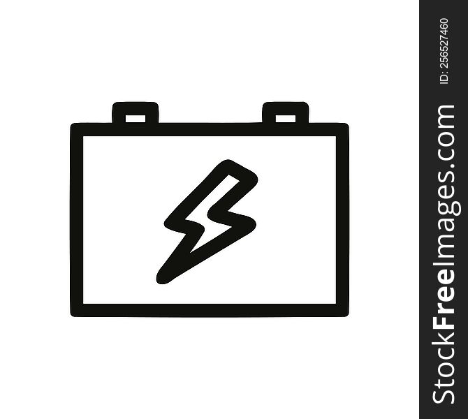 industrial battery icon symbol