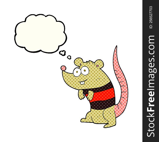 Thought Bubble Cartoon Rat