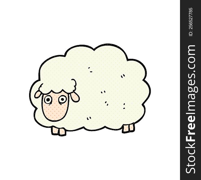 Cartoon Farting Sheep
