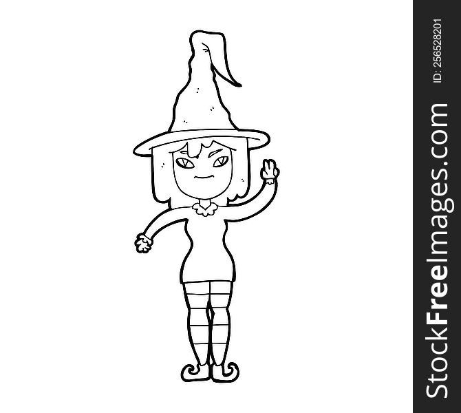 cartoon witch