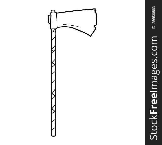 cartoon medieval war axe. cartoon medieval war axe