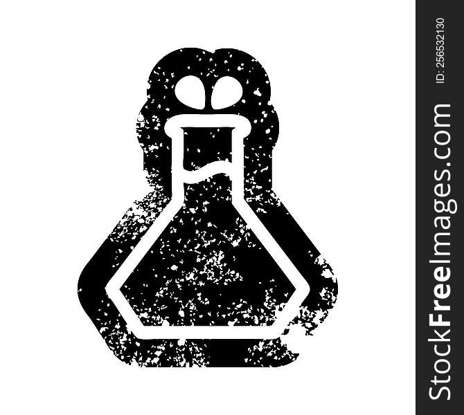 Science Experiment Distressed Icon