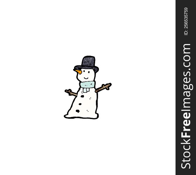 Cartoon Snowman