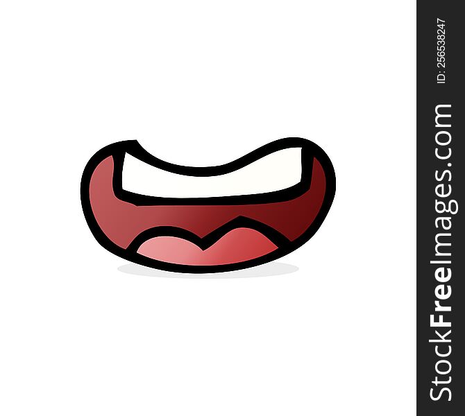 cartoon mouth
