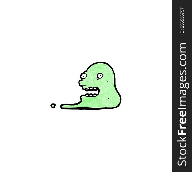 cartoon gross blob monster