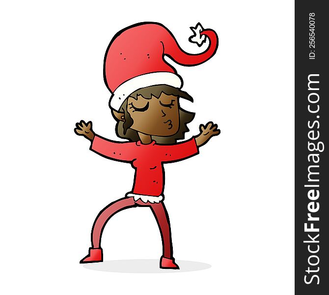 Santa S Helper Cartoon