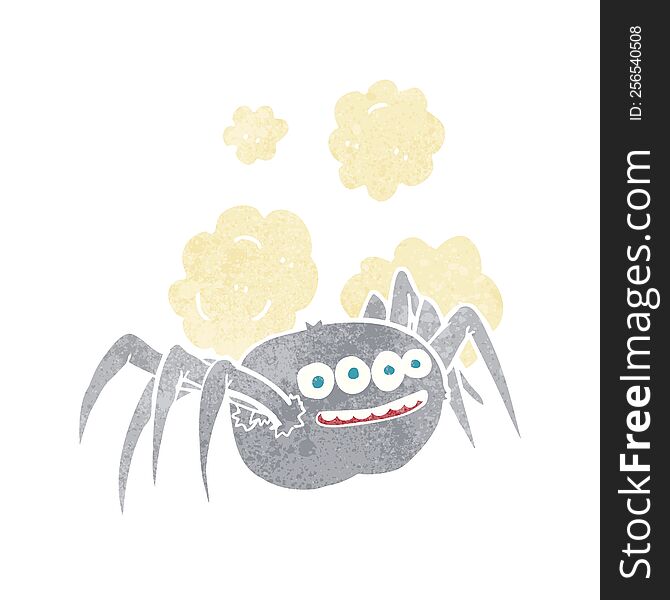 Cartoon Spooky Spider