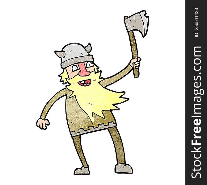 Textured Cartoon Viking