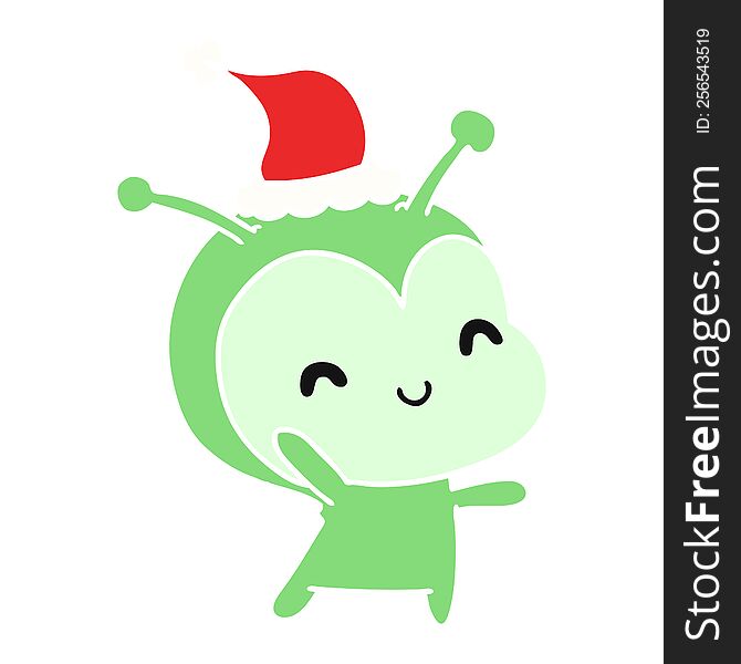 Christmas Cartoon Of Kawaii Alien