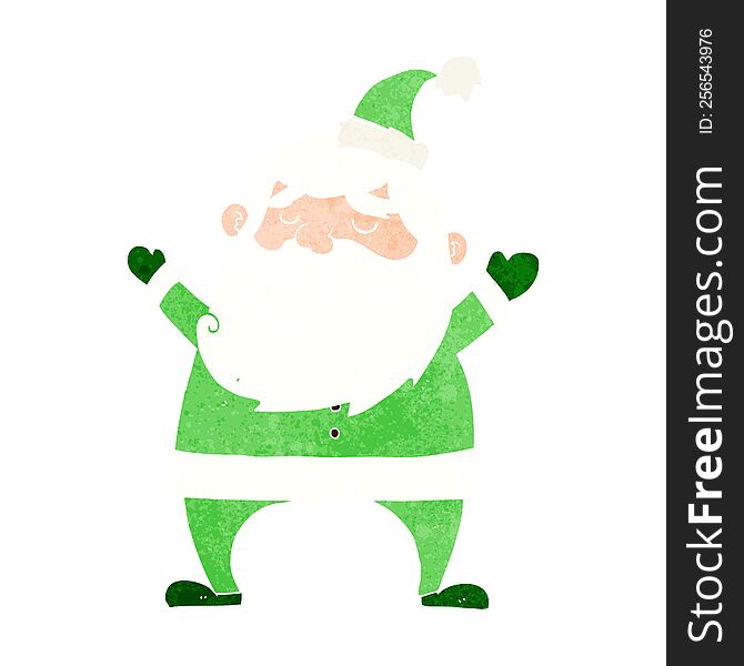 jolly santa cartoon