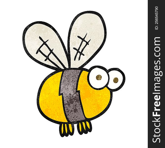 Textured Cartoon Bee