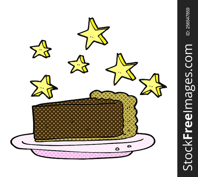Cartoon Chocolate Cake