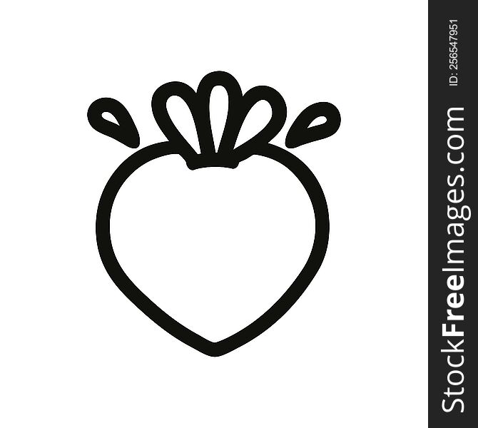 fresh fruit icon symbol