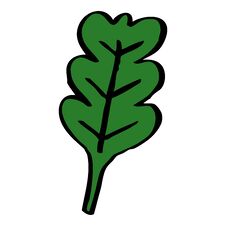 Free Cartoon Doodle Oak Leaf Royalty Free Stock Photography - 256550457