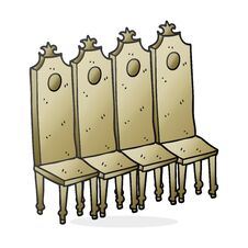 Cartoon Fancy Chairs Stock Photo Cartoon Fancy Chairs Stock Photo