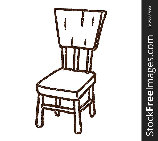 Chair Chalk Drawing