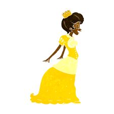 Cartoon Princess Stock Photography