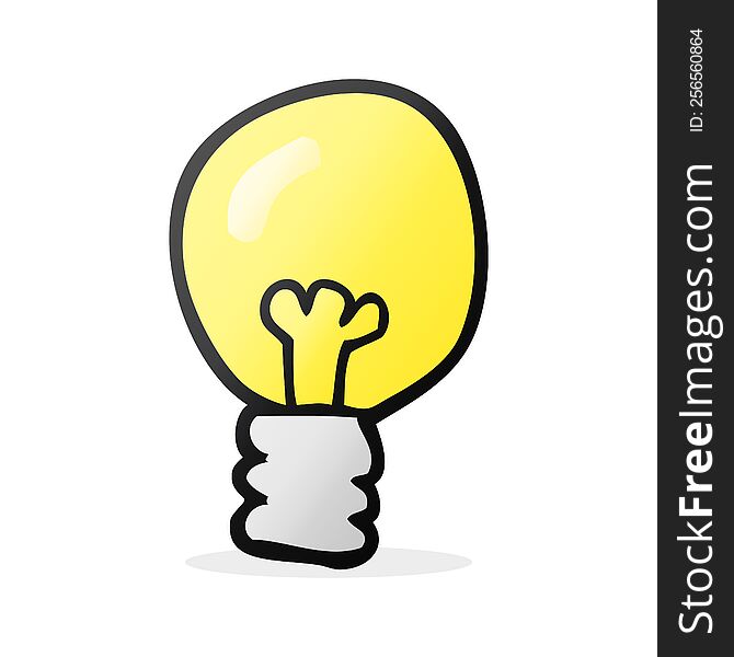 Cartoon Light Bulb