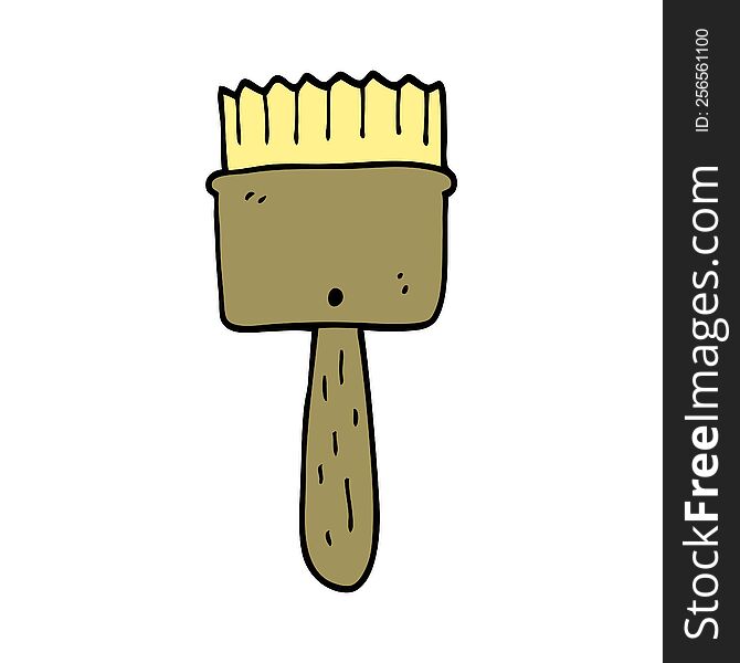 cartoon paintbrush