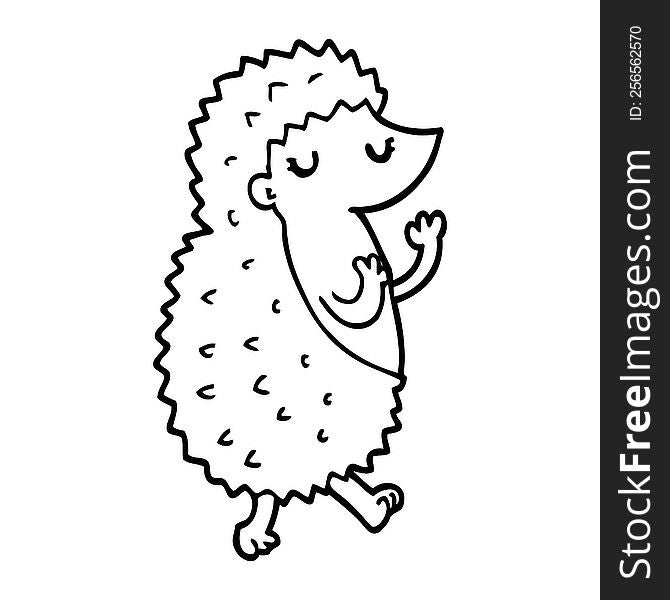 Cartoon Hedgehog