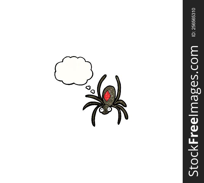 cartoon deadly spider