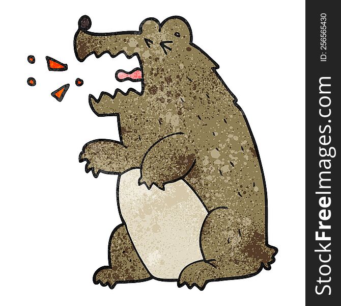 Textured Cartoon Bear