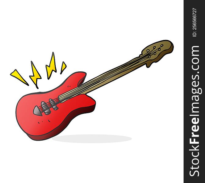 Cartoon Electric Guitar