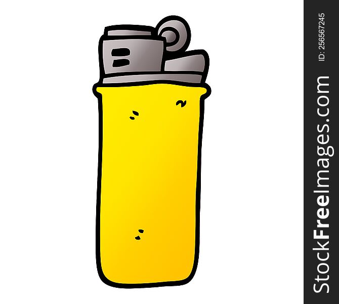 cartoon doodle disposable lighter