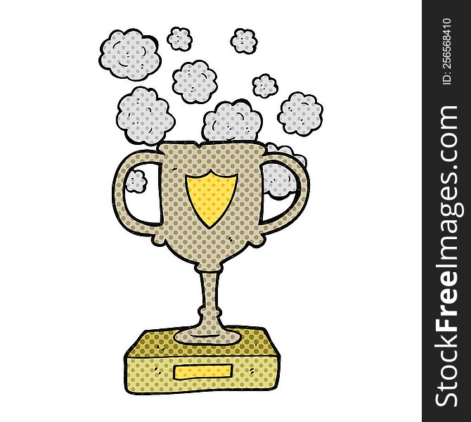 Cartoon Old Trophy