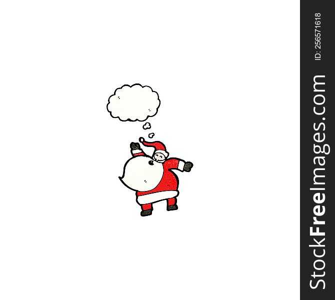 Cartoon Dancing Santa Claus