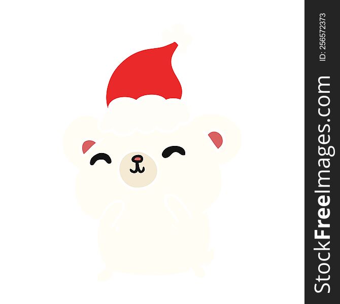 Christmas Cartoon Of Kawaii Polar Bear