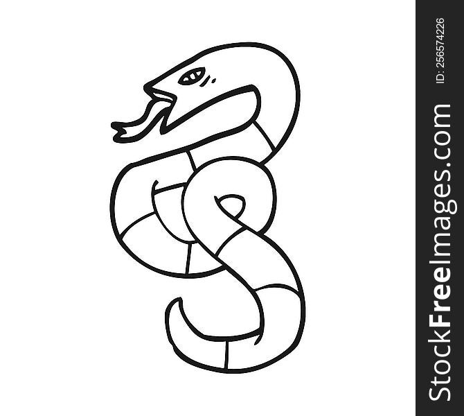 cartoon snake