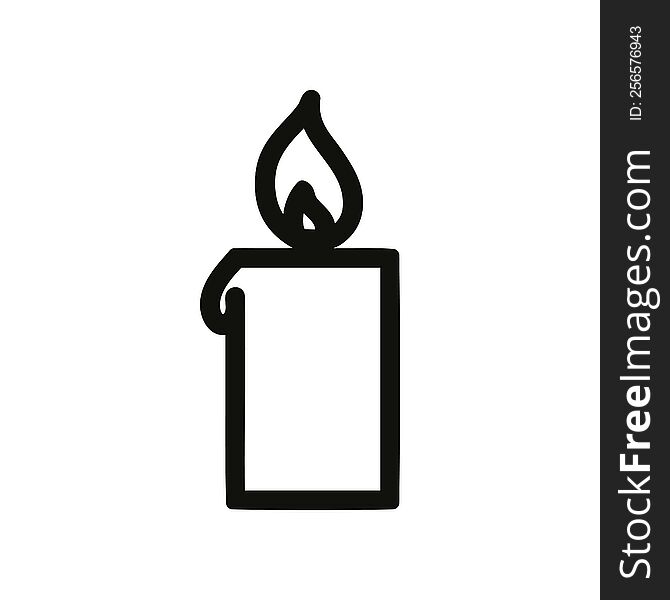 Burning Candle Icon