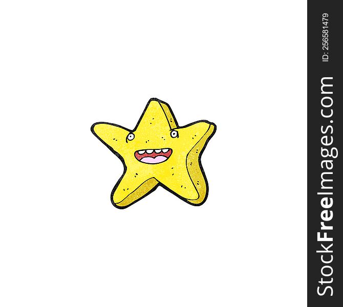Star Cartoon Character