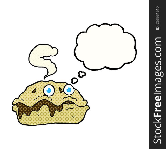 Thought Bubble Cartoon Hot Pie