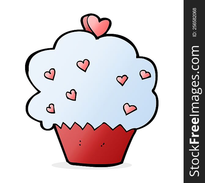 Cartoon Cupcake