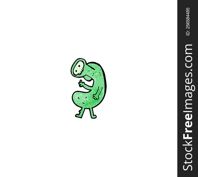 Cartoon Weird Alien Monster