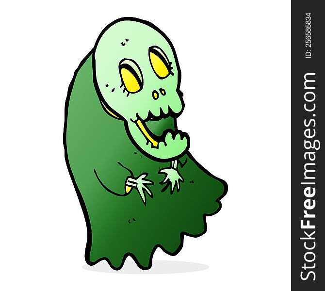 Cartoon Spooky Ghoul