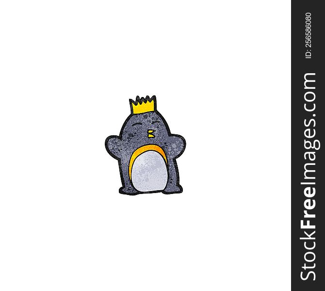 Cartoon Emperor Penguin