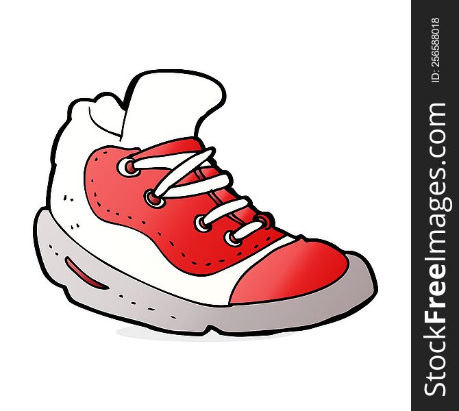 cartoon sneaker