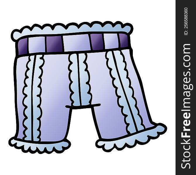 cartoon doodle underwear