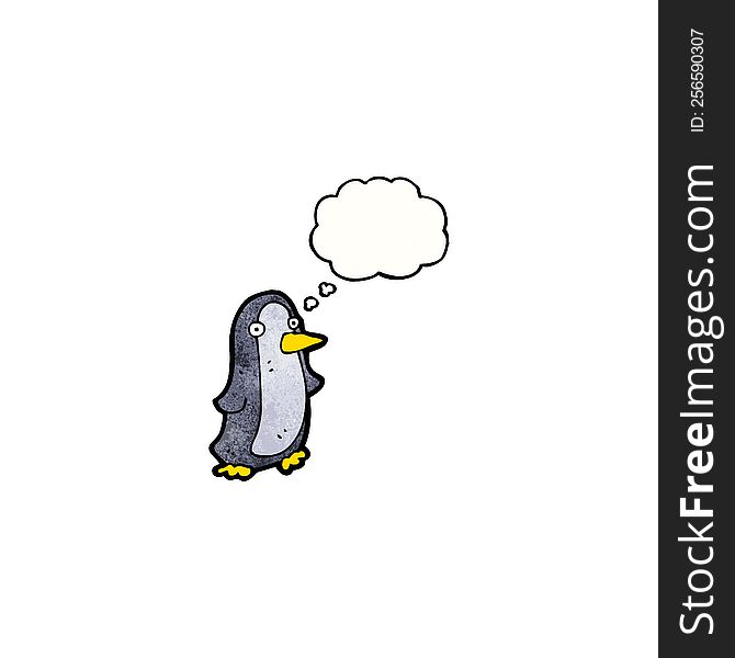 cartoon christmas penguin