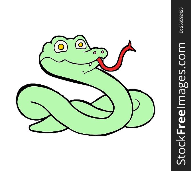 cartoon snake