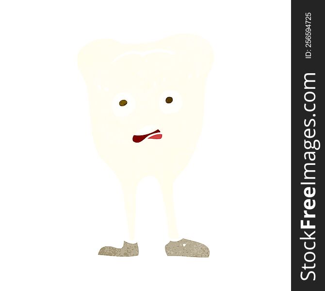 Cartoon Yellowing  Tooth