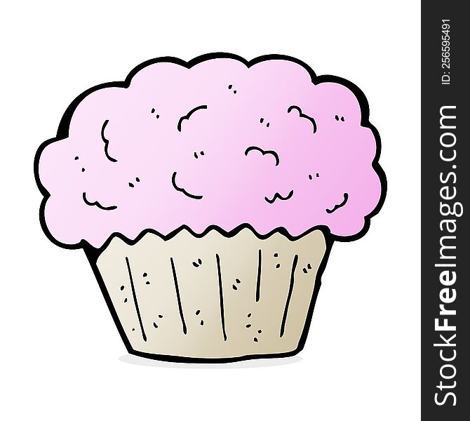 cartoon cupcake