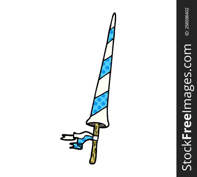 cartoon doodle knights lance