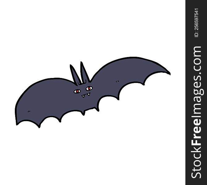 Cartoon Vampire Bat